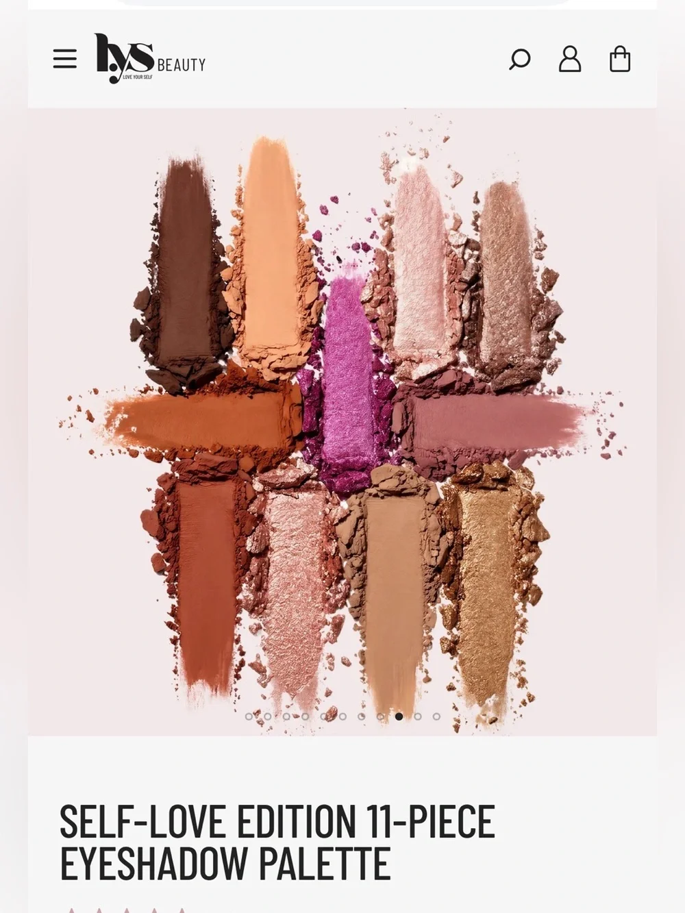 LYS SELF-LOVE EDITION 11-PIECE EYESHADOW PALETTE